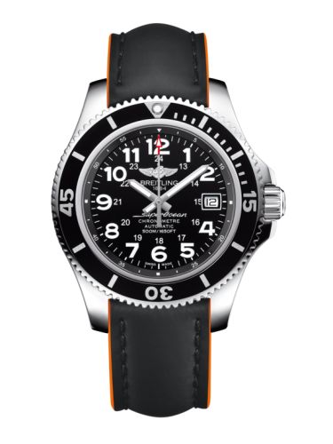 Breitling Superocean II 42 Paslanmaz Çelik / Volcano Siyah / Kauçuk, referans A17365C9.BD67.244X