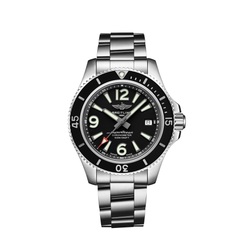 Breitling Superocean 42 Paslanmaz Çelik / Siyah / Bilezik, referans A17366021B1A1