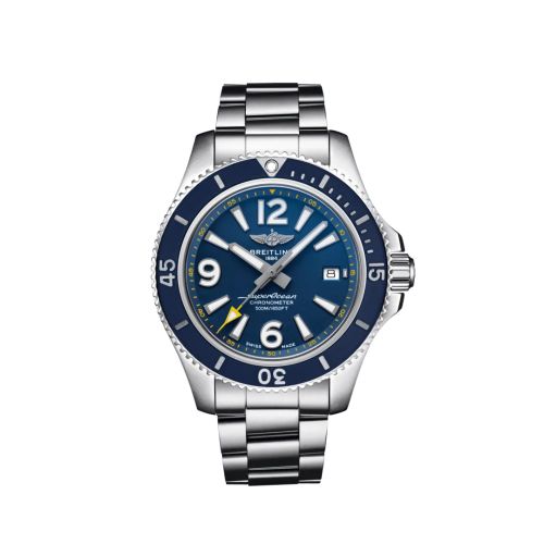 Breitling Superocean 42 Paslanmaz Çelik / Mavi / Japan, referans A173661A1C1