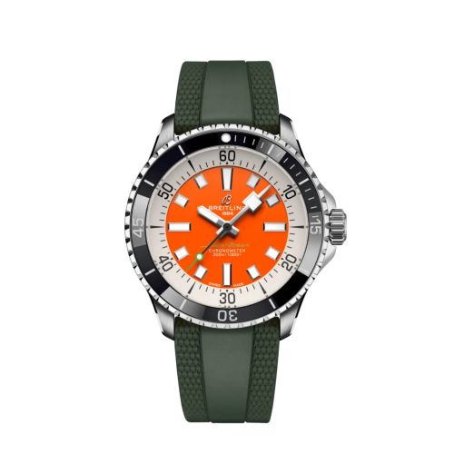 Breitling SuperOcean Automatic 42 Paslanmaz Çelik / Turuncu / Kelly Slater, referans A173751A1O1S1