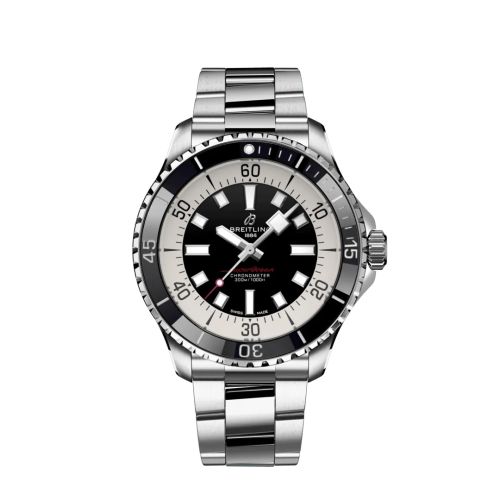 Breitling SuperOcean Automatic 44 Paslanmaz Çelik / Siyah / Bilezik, referans A17376211B1A1