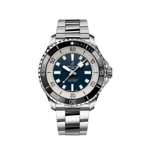 Breitling SuperOcean Automatic 44 Paslanmaz Çelik / Mavi / Bilezik, referans A17376211C1A1