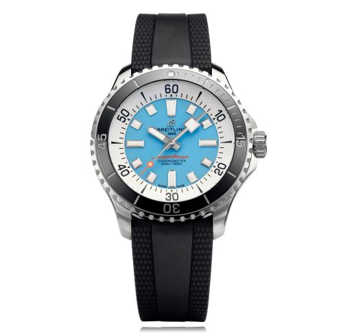 Breitling SuperOcean Automatic 44 Paslanmaz Çelik / Buz Mavi / Bucherer, referans A173763A1C1S1