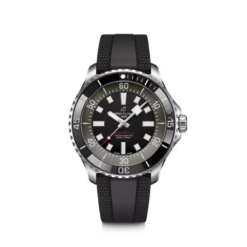 Breitling SuperOcean Automatic 44 Paslanmaz Çelik / Siyah / UK, referans A173765A1B1S1