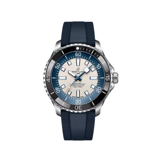 Breitling SuperOcean Automatic 44 Paslanmaz Çelik / Beyaz - Mavi / Greece, referans A173766A1A1S1