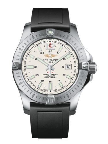 Breitling Colt 44 Automatic Stratus Gümüş / Kauçuk, referans A1738811.G791.131S