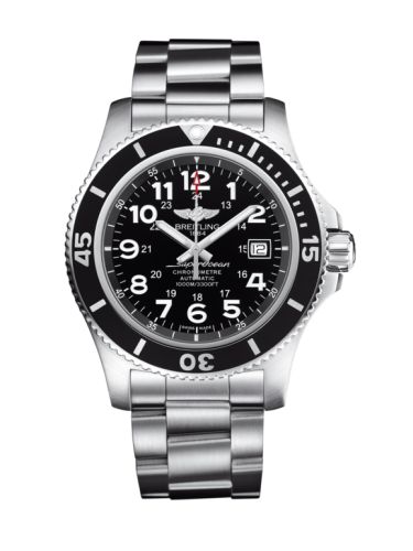 Breitling Superocean II 44 Paslanmaz Çelik / Siyah / Volcano Siyah / Bilezik, referans A17392D71B1A1
