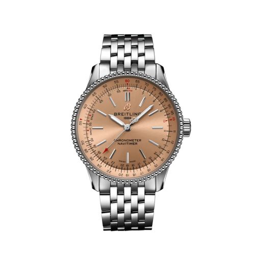 Breitling Navitimer 1 35 Automatic Stainless Steel / Copper / Bracelet, reference A17395201K1A1