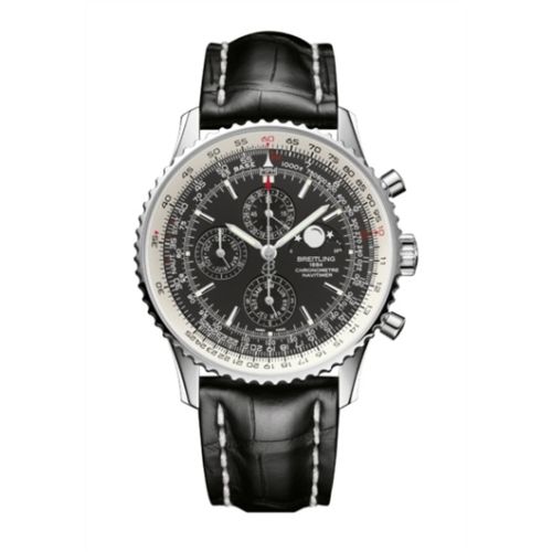 Breitling Navitimer 1461 Stainless Steel / Black / Croco / Pin 46mm, reference A1937012/BA57/760P/A20BA.1