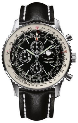 Breitling Navitimer 1461 48 Stainless Steel / Black / Calf / Pin, reference A1938021/BD20/441X/A20BA.1