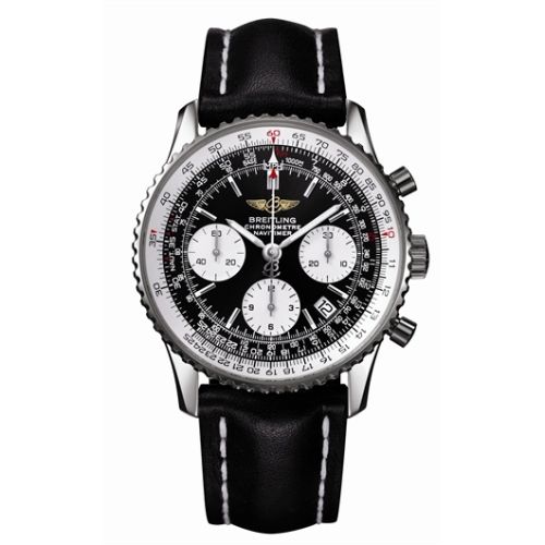 Breitling Navitimer Black / Black Calf 41.8mm, reference A2332212/B635