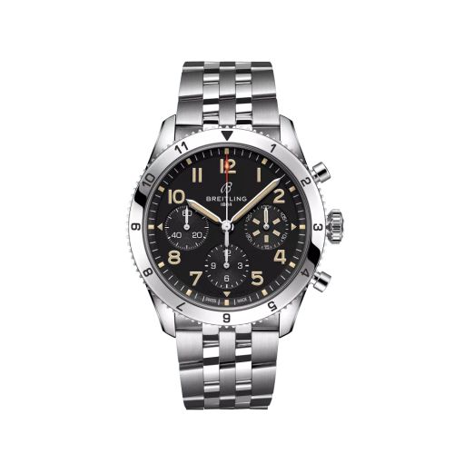 Classic AVI Chronograph P-51 Mustang / Bilezik 42 mm