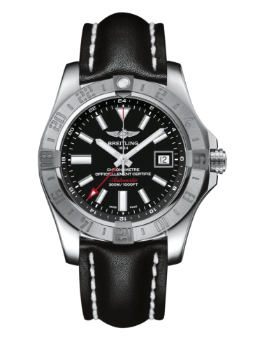 Breitling Avenger II GMT Paslanmaz Çelik / Volcano Siyah / Calf / Folding 43mm, referans A3239011/BC35/436X/A20D.1