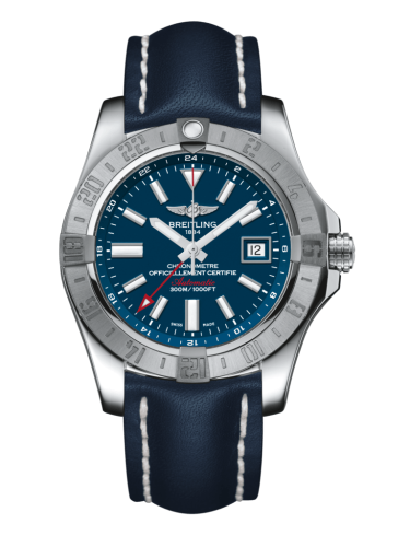 Breitling Avenger II GMT Paslanmaz Çelik / Mariner Mavi / Calf / Pin 43mm, referans A3239011/C872/105X/A20BA.1