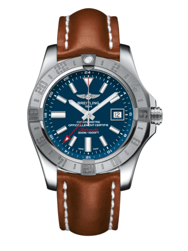 Breitling Avenger II GMT Paslanmaz Çelik / Mariner Mavi / Calf / Folding 43mm, referans A3239011/C872/434X/A20D.1