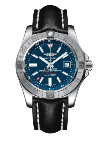 Breitling Avenger II GMT Paslanmaz Çelik / Mariner Mavi / Calf / Folding 43mm, referans A3239011/C872/436X/A20D.1