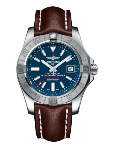 Breitling Avenger II GMT Paslanmaz Çelik / Mariner Mavi / Calf / Folding 43mm, referans A3239011/C872/438X/A20D.1