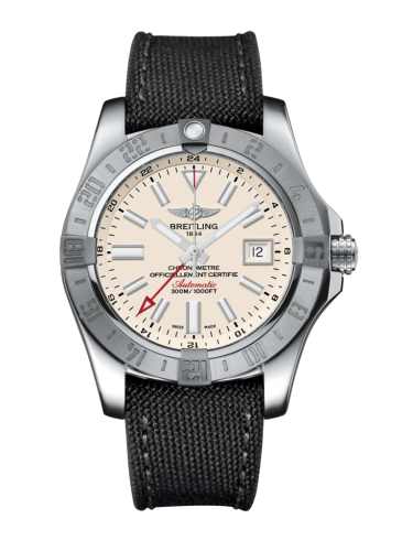 Breitling Avenger II GMT Paslanmaz Çelik / Stratus Gümüş / Military / Pin 43mm, referans A3239011/G778/109W/A20BA.1