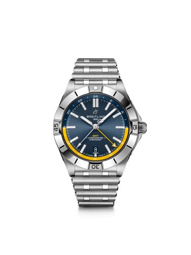 Breitling Chronomat 40 GMT Paslanmaz Çelik / Mavi / China, referans A323981A1C1A1