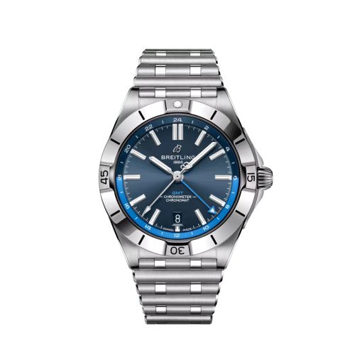 Breitling Chronomat 40 GMT Paslanmaz Çelik / Mavi / Sylt, referans A323986A1C1A1