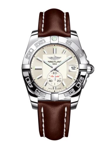 Breitling Galactic 36 Automatic Stainless Steel / Stratus Silver / Calf, reference A3733012/G706/416X/A16BA.1
