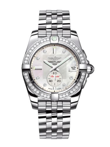 Breitling Galactic 36 Automatic Paslanmaz Çelik / Elmas / Pearl Elmas / Bilezik, referans A37330531A1A1