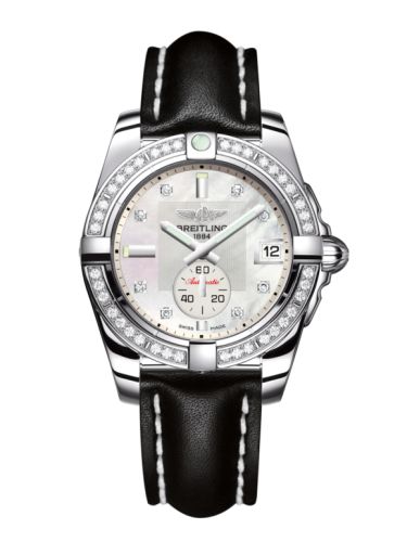 Breitling Galactic 36 Automatic Paslanmaz Çelik / Elmas / Pearl Elmas / Calf, referans A3733053/A717/414X//A16BA.1