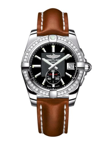 Breitling Galactic 36 Automatic Paslanmaz Çelik / Elmas / Volcano Siyah / Calf, referans A3733053/BA33/412X/A16BA.1