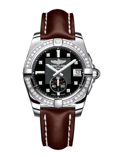 Breitling Galactic 36 Automatic Paslanmaz Çelik / Elmas / Volcano Siyah Elmas / Calf, referans A3733053/BD02/416X/A16BA.1