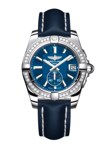 Breitling Galactic 36 Automatic Paslanmaz Çelik / Elmas / Gun Mavi / Calf, referans A3733053/C824/194X/A16BA.1