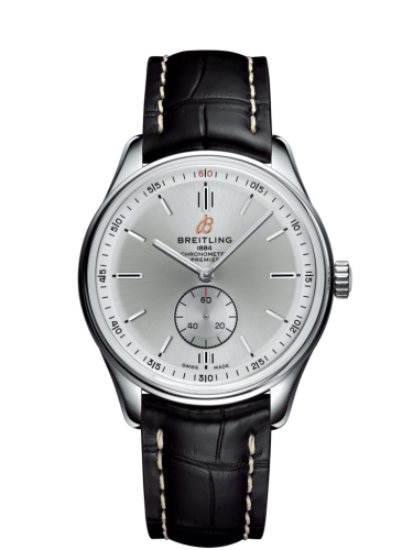 Breitling Premier Automatic 40 Paslanmaz Çelik / Gümüş / Croco Siyah / Folding, referans A37340351G1P1