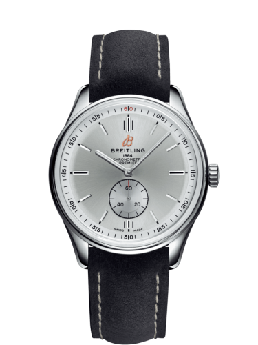 Breitling Premier Automatic 40 Paslanmaz Çelik / Gümüş / Nubuck Anthracite / Folding, referans A37340351G1X1