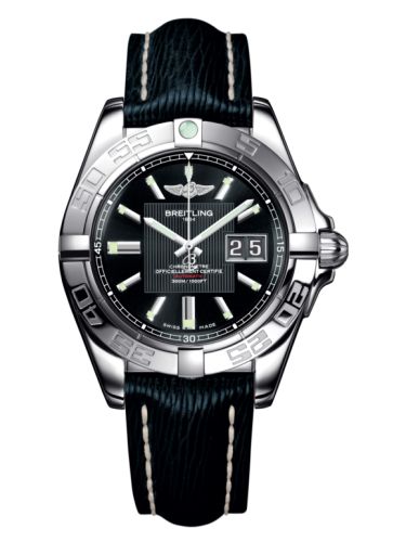 Breitling Galactic 41 Paslanmaz Çelik / Trophy Siyah / Sahara, referans A49350L2.BA07.220X