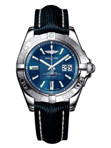 Breitling Galactic 41 Paslanmaz Çelik / Metallica Mavi / Sahara, referans A49350L2.C806.220X