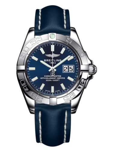 Breitling Galactic 41 Paslanmaz Çelik / Horizon Mavi / Calf, referans A49350L2.C929.113X