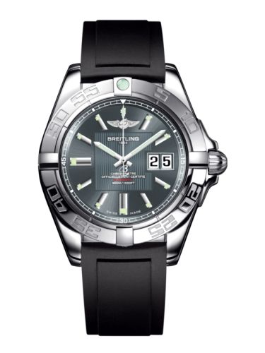 Breitling Galactic 41 Paslanmaz Çelik / Tomcat Gray / Kauçuk, referans A49350L2.F549.132S