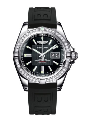 Breitling Galactic 41 Paslanmaz Çelik / Elmas / Trophy Siyah / Kauçuk, referans A49350LA.BA07.150S