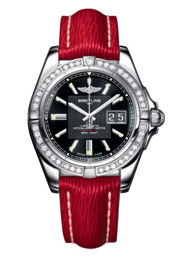 Breitling Galactic 41 Paslanmaz Çelik / Elmas / Trophy Siyah / Sahara, referans A49350LA.BA07.219X