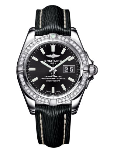 Breitling Galactic 41 Paslanmaz Çelik / Elmas / Onyx Siyah / Sahara, referans A49350LA.BE58.218X