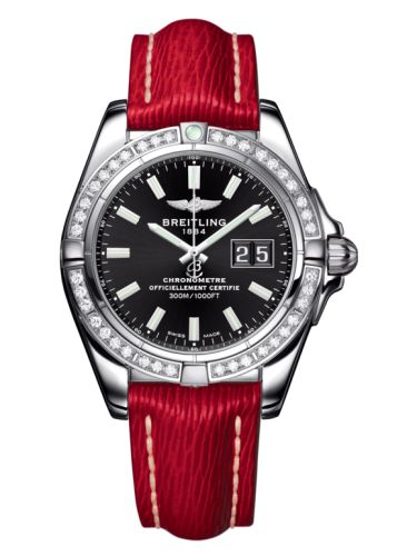 Breitling Galactic 41 Paslanmaz Çelik / Elmas / Onyx Siyah / Sahara, referans A49350LA.BE58.219X