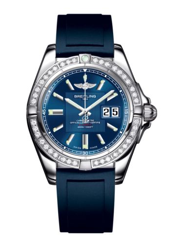 Breitling Galactic 41 Paslanmaz Çelik / Elmas / Metallica Mavi / Kauçuk, referans A49350LA.C806.138S
