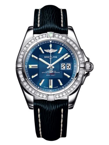 Breitling Galactic 41 Paslanmaz Çelik / Elmas / Metallica Mavi / Sahara, referans A49350LA.C806.220X