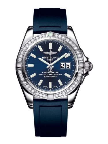 Breitling Galactic 41 Paslanmaz Çelik / Elmas / Horizon Mavi / Kauçuk, referans A49350LA.C929.138S