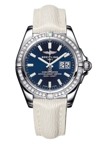 Breitling Galactic 41 Paslanmaz Çelik / Elmas / Horizon Mavi / Sahara, referans A49350LA.C929.237X