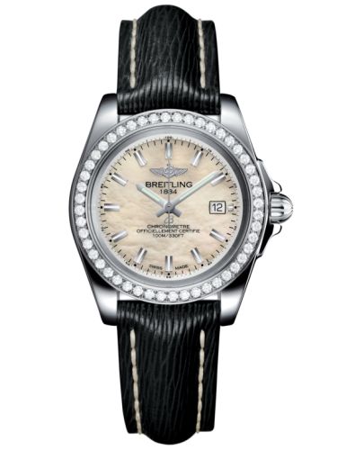 Breitling Galactic 32 Sleek Edition Paslanmaz Çelik / Elmas / Pearl / Sahara, referans A7133053/A800/208X/A14BA.1