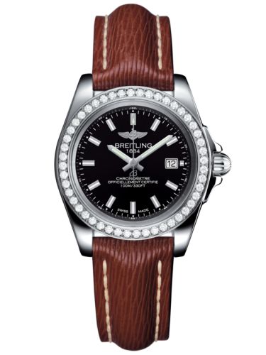 Breitling Galactic 32 Sleek Edition Paslanmaz Çelik / Elmas / Trophy Siyah / Sahara, referans A7133053/BF62/211X/A14BA.1