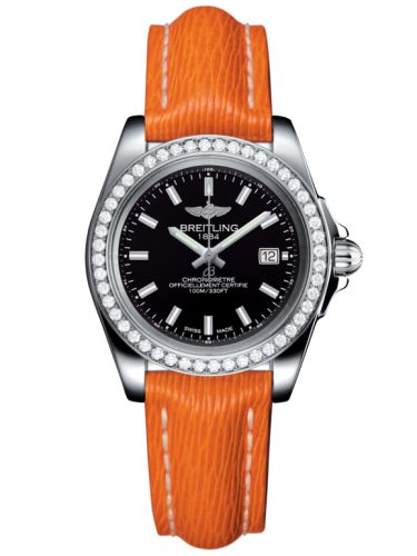 Breitling Galactic 32 Sleek Edition Paslanmaz Çelik / Elmas / Trophy Siyah / Sahara, referans A7133053/BF62/212X/A14BA.1