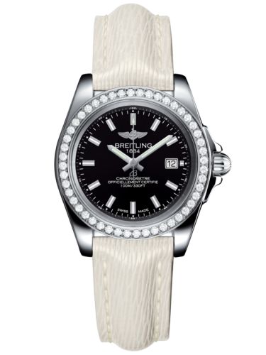 Breitling Galactic 32 Sleek Edition Paslanmaz Çelik / Elmas / Trophy Siyah / Sahara, referans A7133053/BF62/235X/A14BA.1