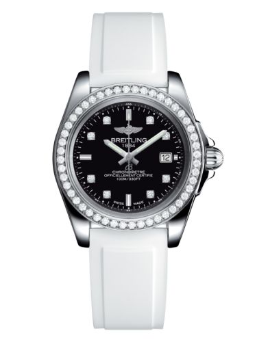 Breitling Galactic 32 Sleek Edition Paslanmaz Çelik / Elmas / Trophy Siyah Elmas / Kauçuk, referans A7133053/BF63/164S/A14S.1