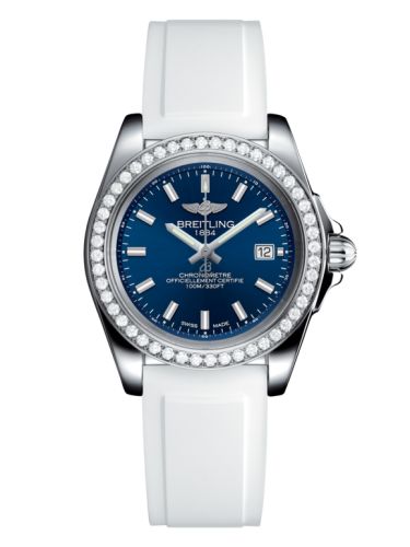 Breitling Galactic 32 Sleek Edition Paslanmaz Çelik / Elmas / Horizon Mavi / Kauçuk, referans A7133053/C951/164S/A14S.1
